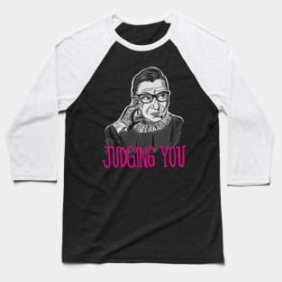 RBG Judging You Baseball T-Shirt